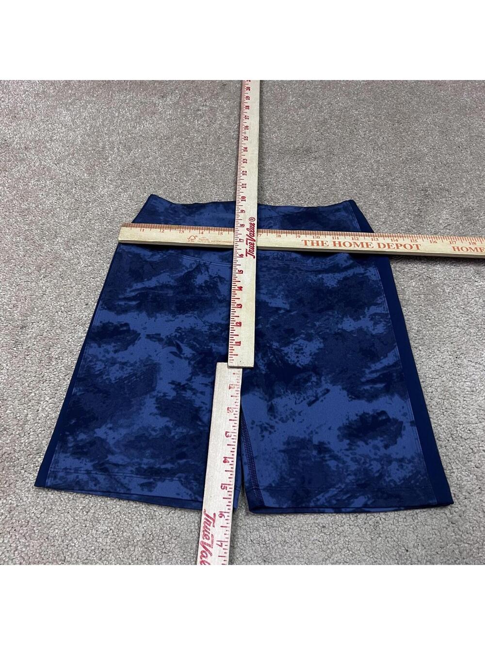 Victoria’s Secret PINK Active Biker Shorts Blue Pull On Women’s Size Small - Picture 2 of 9